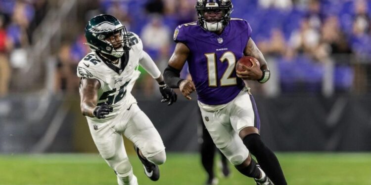 Philadelphia Eagles vs Baltimore Ravens Match Player Stats