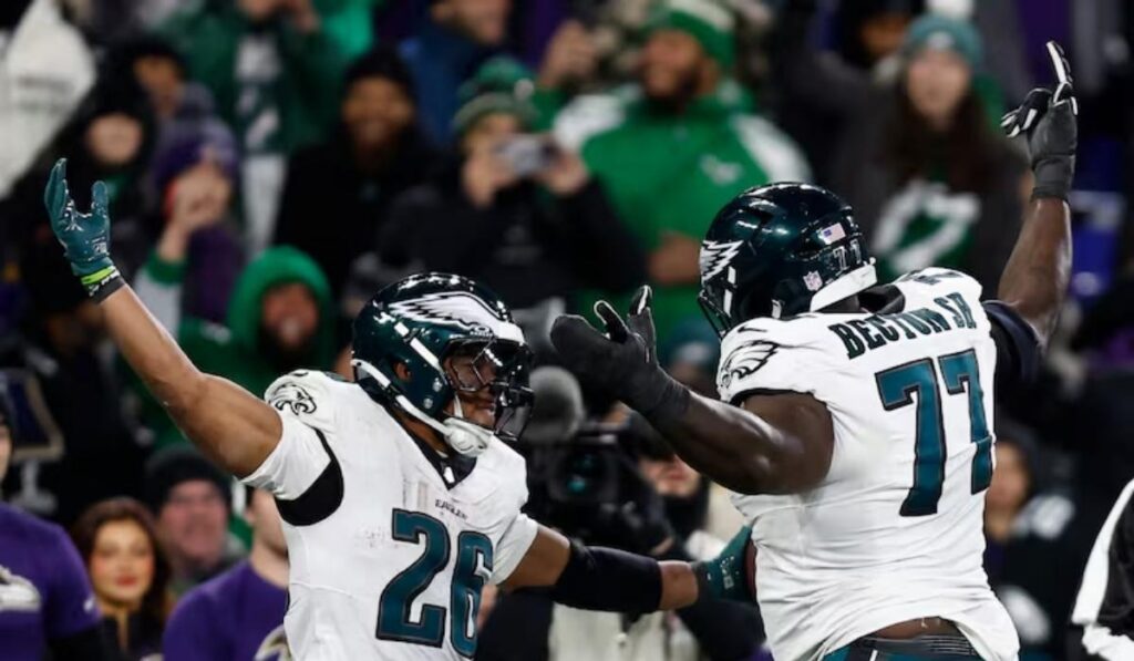 Philadelphia Eagles vs Baltimore Ravens Match Player Stats