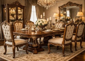Homey Design Dining Room Set: Elevating Luxury Dining with Timeless Craftsmanship