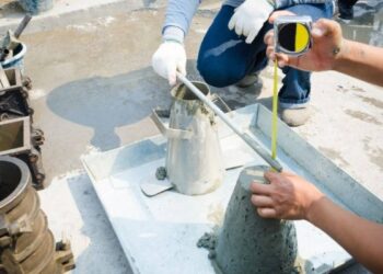 slump test for concrete