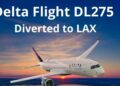 delta flight dl275 diverted lax