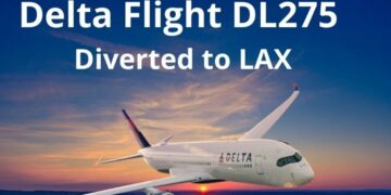 delta flight dl275 diverted lax