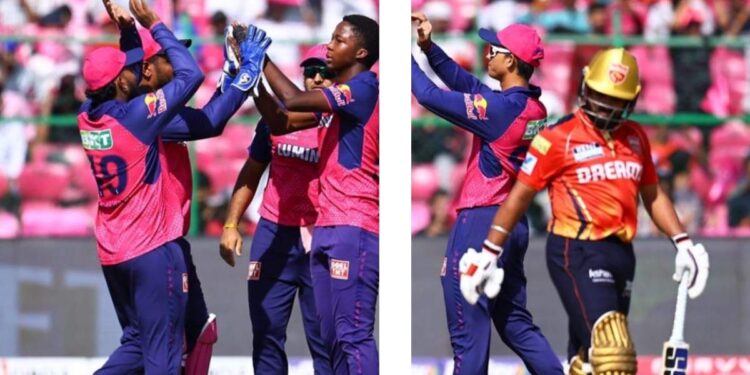 punjab kings vs rajasthan royals match scorecard